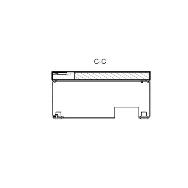 Produktbild UBD 210 208  -  Unterflur-Bodendose UBD 210 inkl. belegtem Deckel aus Chromstahl, geschliffen, und 1 Bürstenauslass